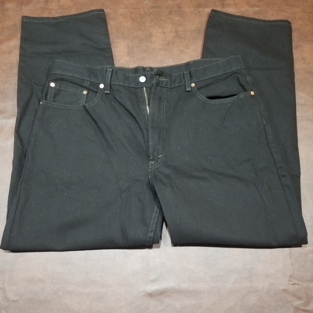 Black Levis 550 Jeans Mens